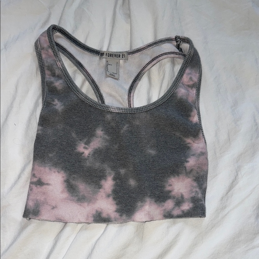 Forever 21 Tie-Dye Crop Top